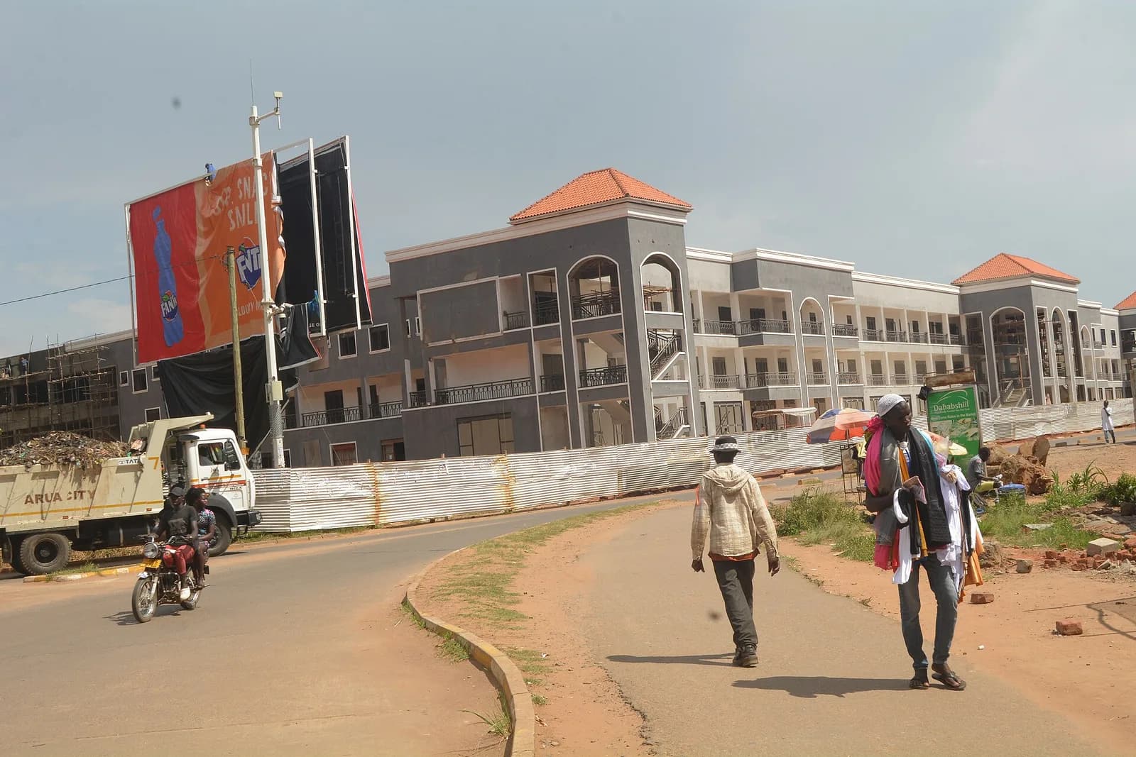 Archive street view of the stadium in Arua