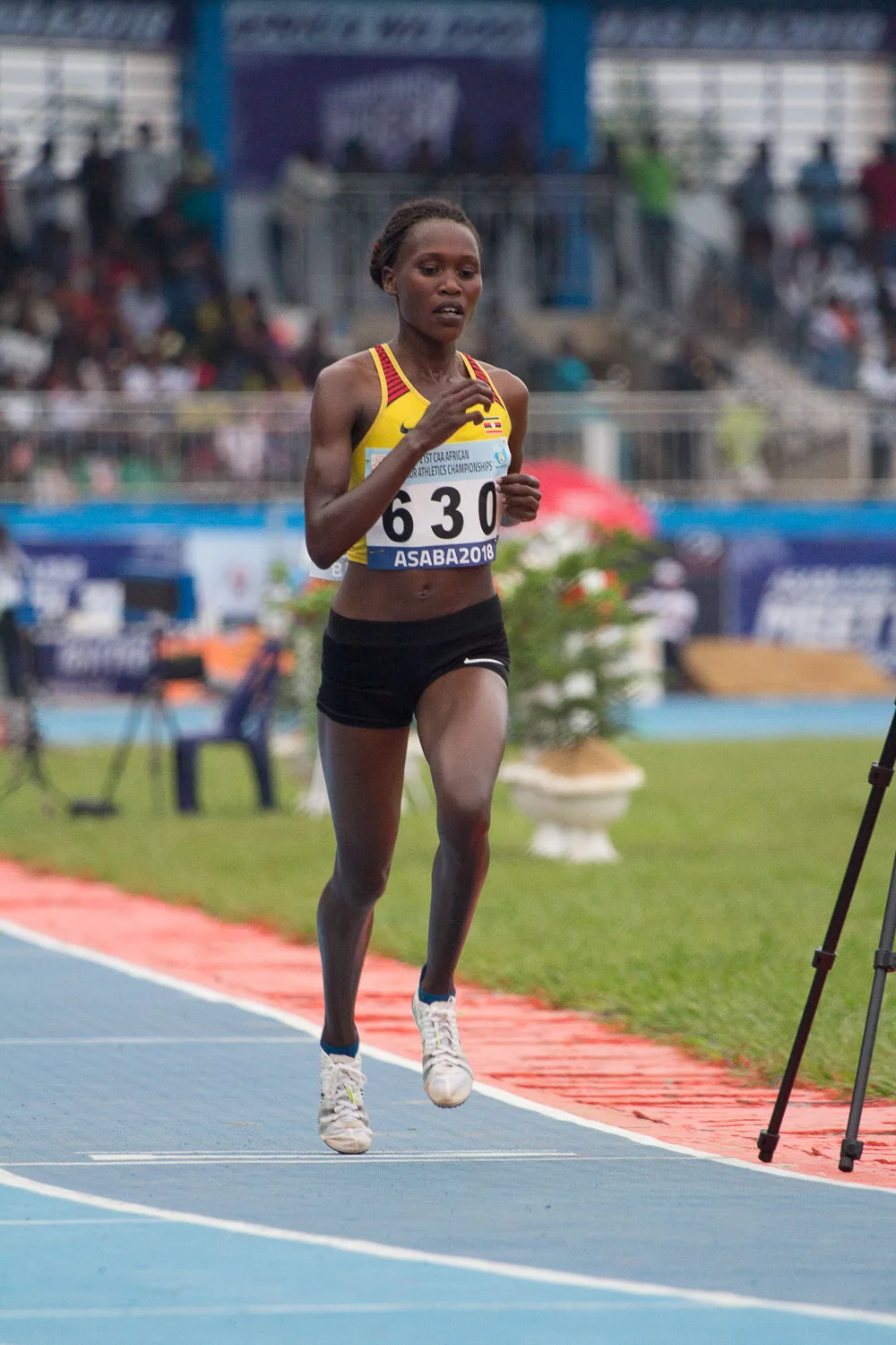 Stella Chesang of Uganda at the 2018 African Athletics Championships